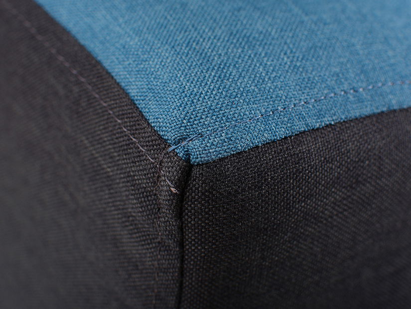 Rohová sedačka Maxtom (tmavě modrá + modrá) (P)