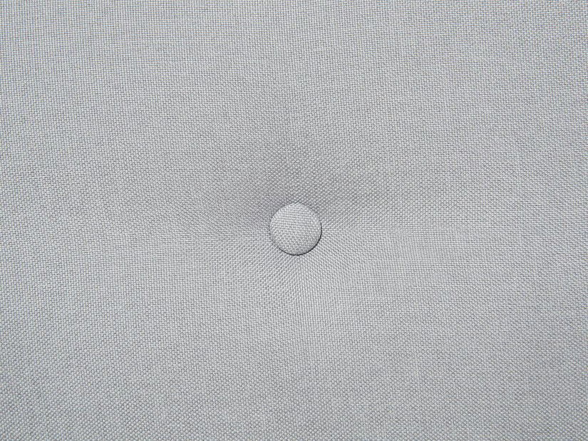 Manželská postel 140 cm SANTORI (s roštem) (šedá)