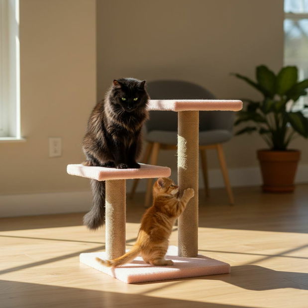 Škrabadlo pro kočky Lussi (béžová)