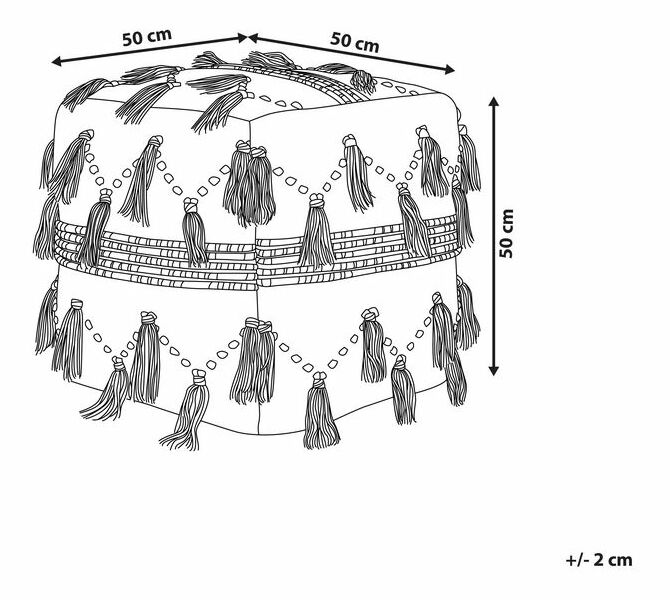 Taburetka TEORIN (béžová)