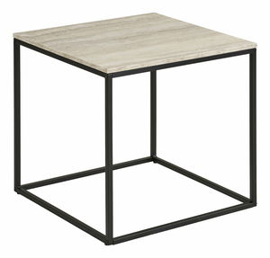 Příruční stolek Vistalia 1 (černá + béžová)