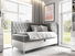 Jednolůžková postel 90cm Rivaldo 3 (bílá + šedá)