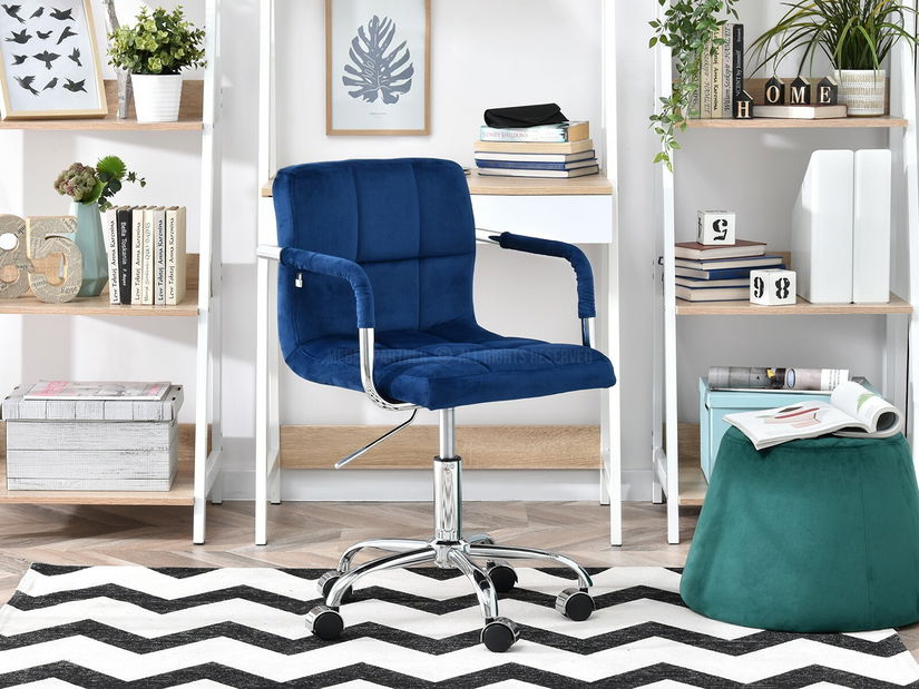 Židle Elita (námořnická + chromová)