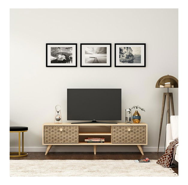 TV stolek/skříňka Navuli 2 (dub safírový)