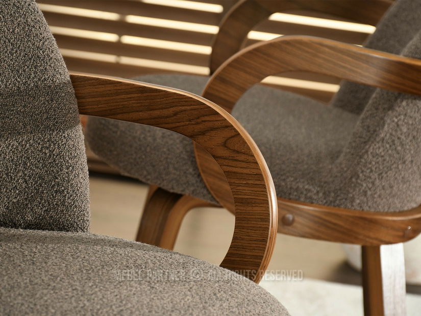 Jídelní židle Midieron (hnědá)