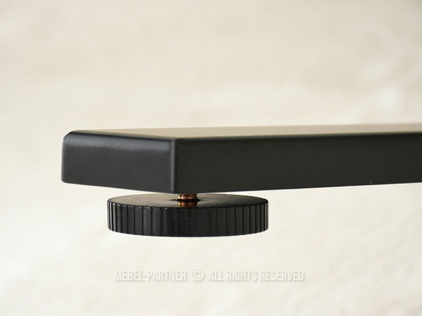 PC stolek Osto 100 (dub černý + černá)