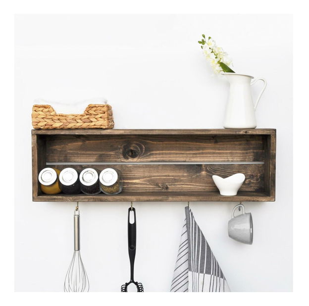 Kuchyňská police Nopesa 14 (ořech)