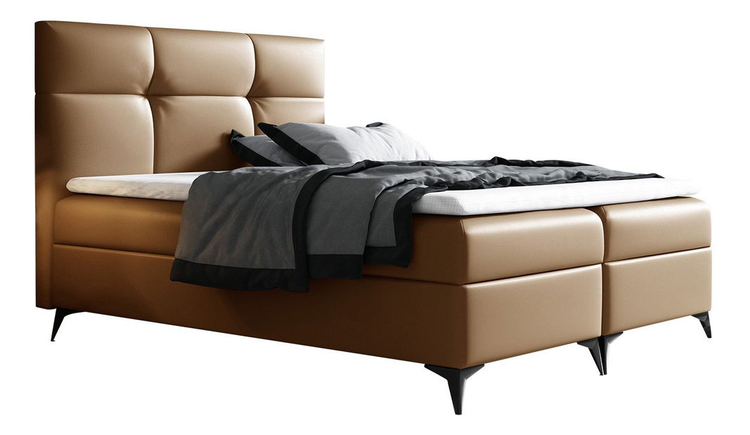 Manželská postel 160cm Despedira (červená)