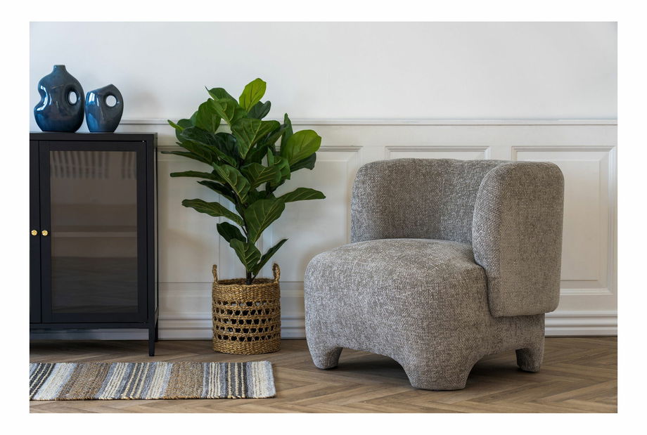 Křeslo Noleria 1 (šedá)