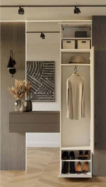 Šatní skříň Hablemos 1 (kašmír)