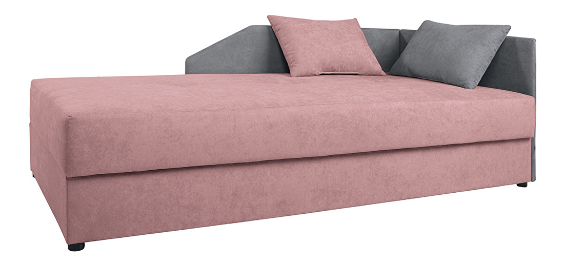 Jednolůžková postel (válenda) 90 cm BRW Kelo LBKMU (růžová) (P) *výprodej