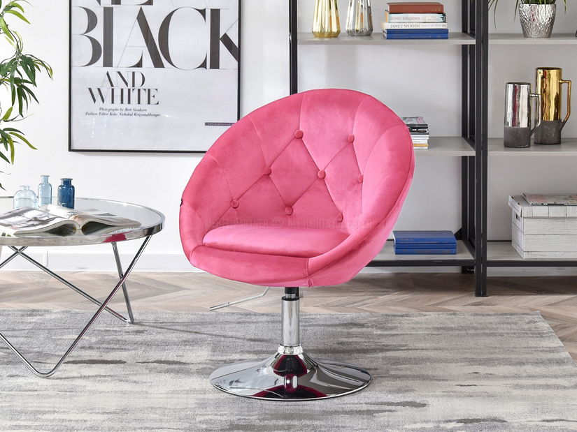 Křeslo Lush 3 (růžová + černá)