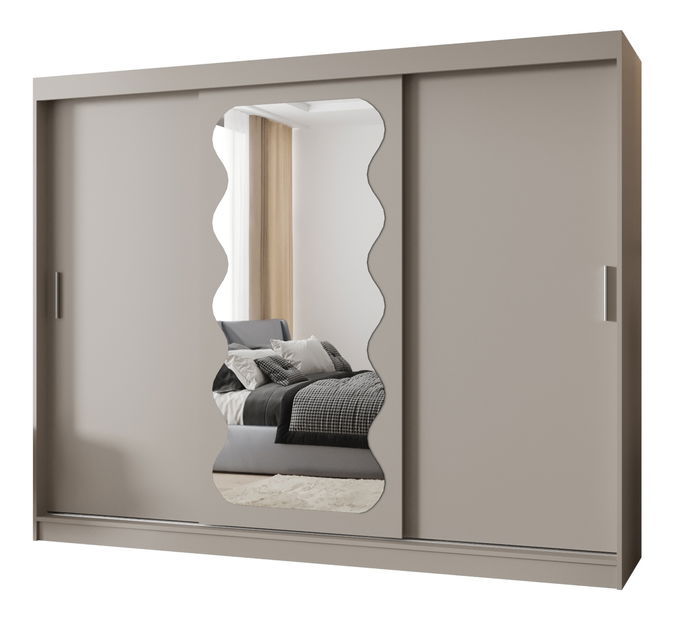 Šatní skříň 250 cm Spock (kašmír)