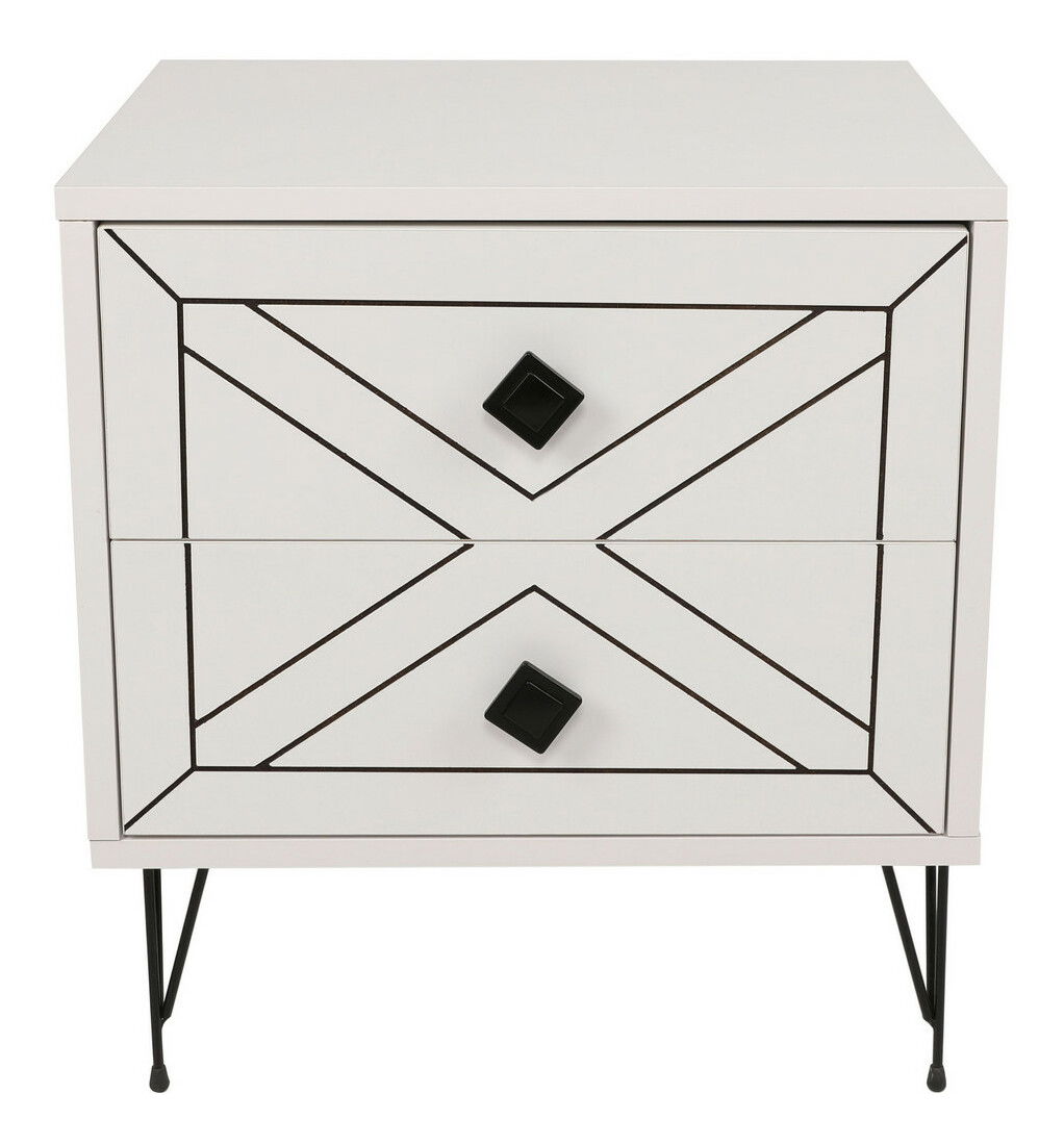 Noční stolek Luana (bílá) *výprodej