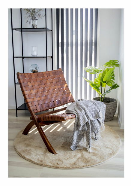 Zahradní židle Pinmona 1 (hnědá)