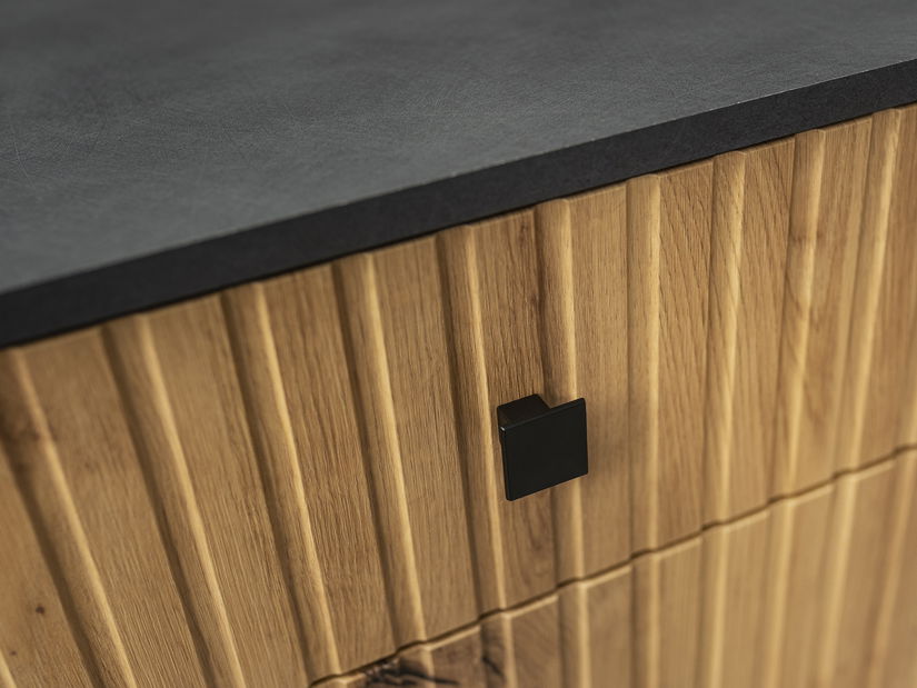 Komoda Saul (dub artisan + dub artisan) (bez osvětlení) *výprodej