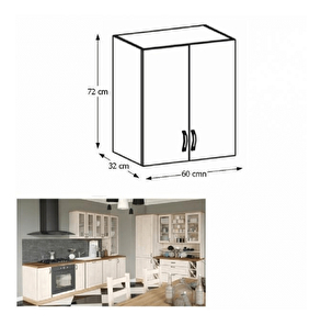 Horní kuchyňská skříňka Regnar G60