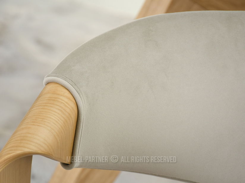 Jídelní židle Busque (béžová + dub)