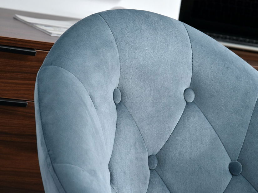 Křeslo Lush 4 (modrá + černá)