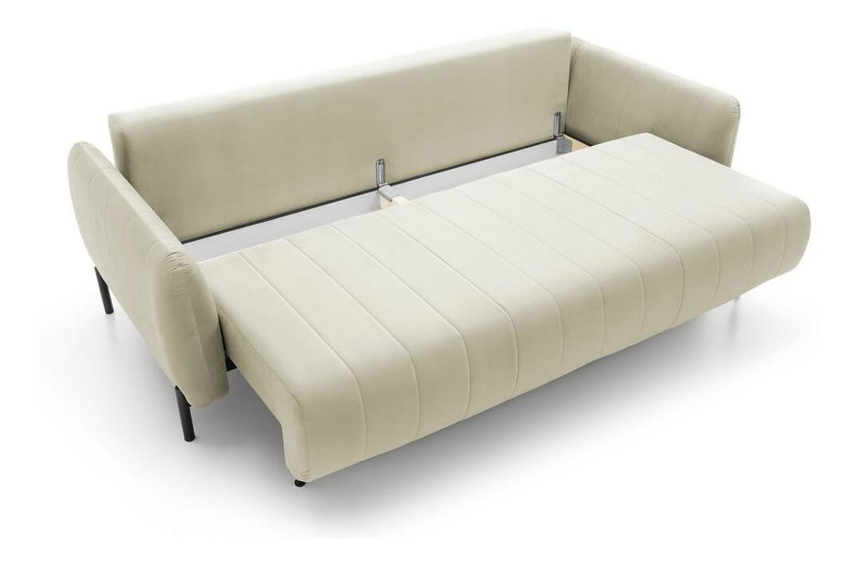 Pohovka trojsedačka Newbie (krémová + černá)