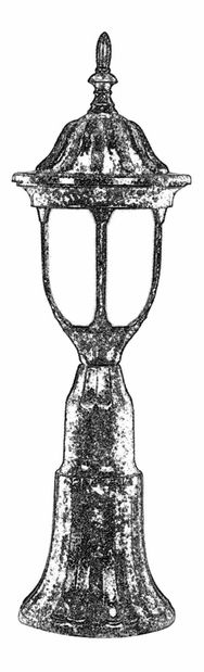 Venkovní nástěnné svítidlo Blythe (hnědá)