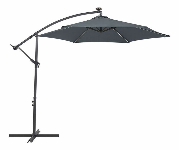 Zahradní slunečník CAVARO (šedá)