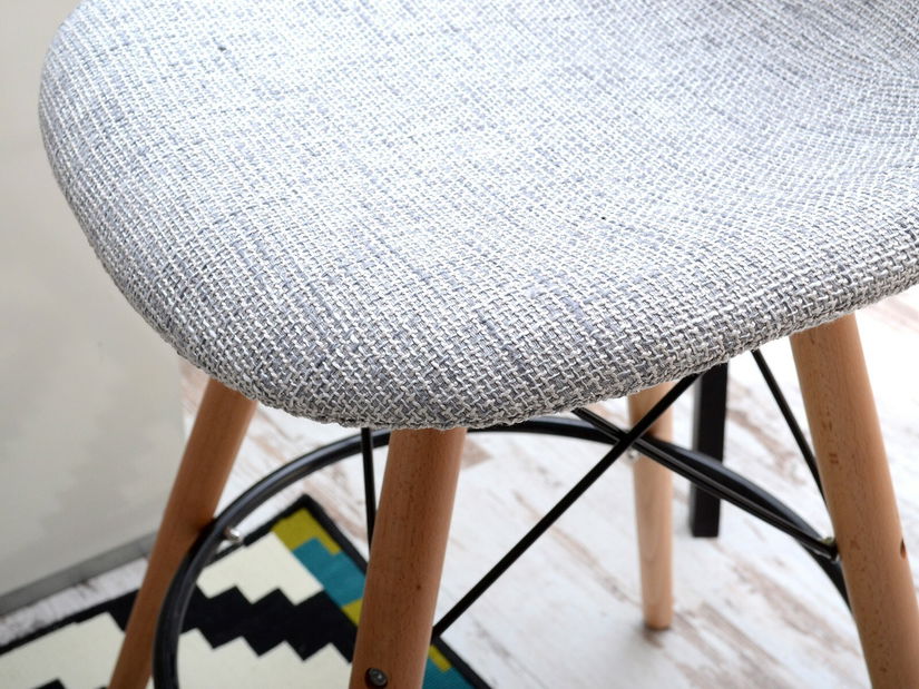 Židle Epsie (dřevo + šedá)