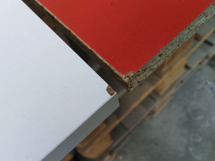 Konferenční stolek Toby (Bílá + Červená) *bazar