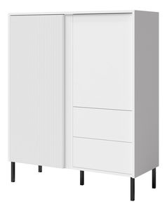 Komoda Munkki 1 (bílá + černá)