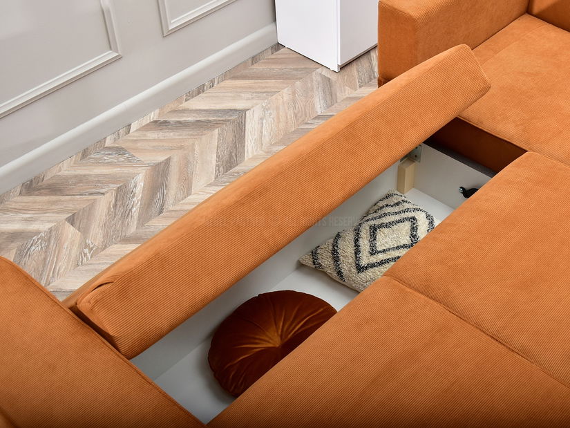 Rohová sedačka Cerebral (černá)