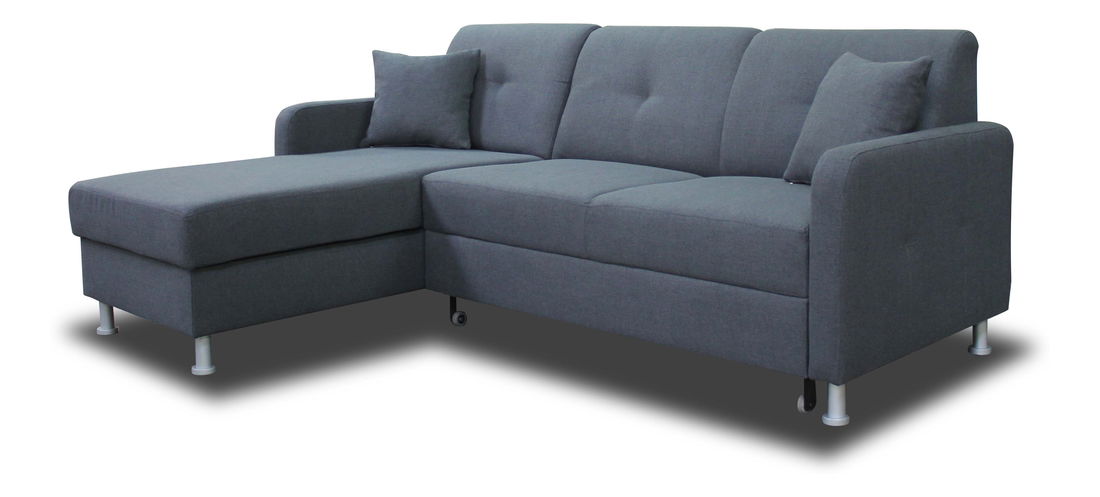 Rohová sedací souprava Scandi L+2F (šedá) (L)