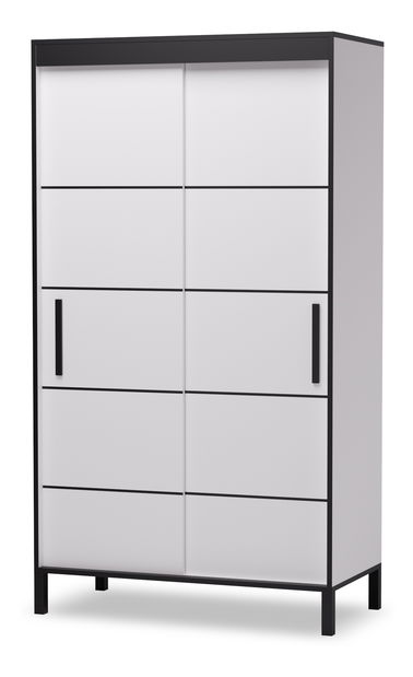 Šatní skříň Bellen (bílá)