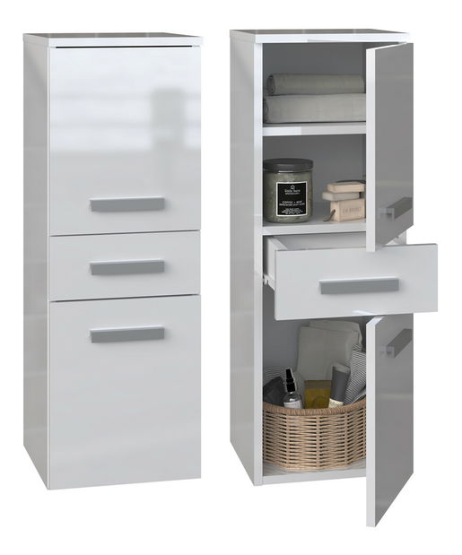 Koupelnová skříňka Neltossa 16 (lesk bílý)