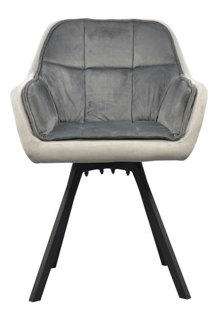 Jídelní židle Fleur (šedá)