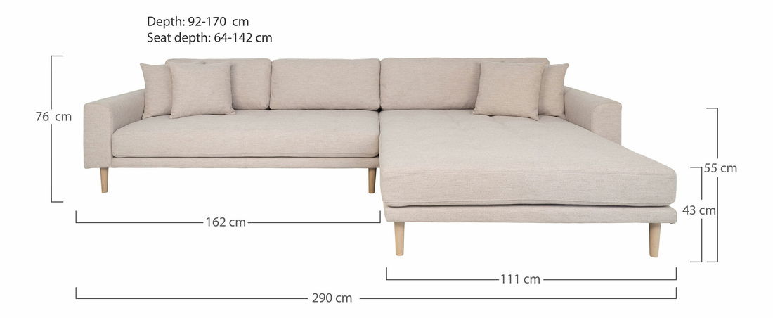 Rohová sedací souprava (P) Lvaveriaora (písková)