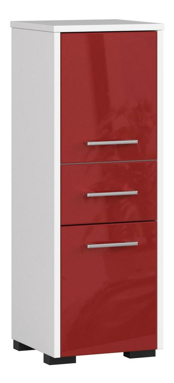 Koupelnová skříňka Farid TYP6 (červená lesklá)