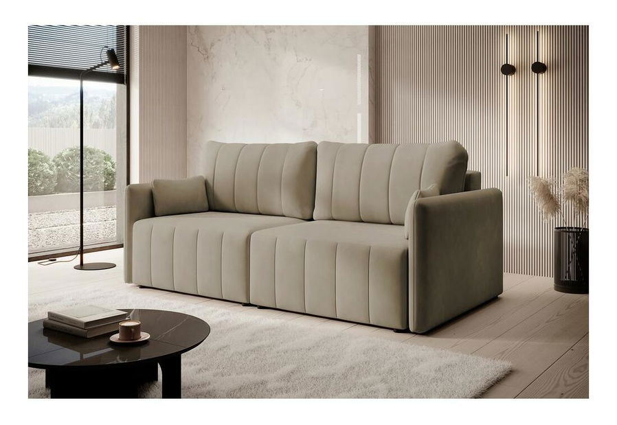 Pohovka Perkley (béžová + černá)