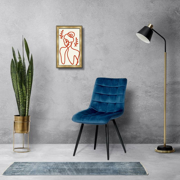 Jídelní židle Constituyen (modrá)