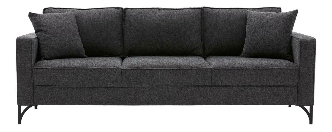 Pohovka trojsedačka Berlunetta (antracit + černá)