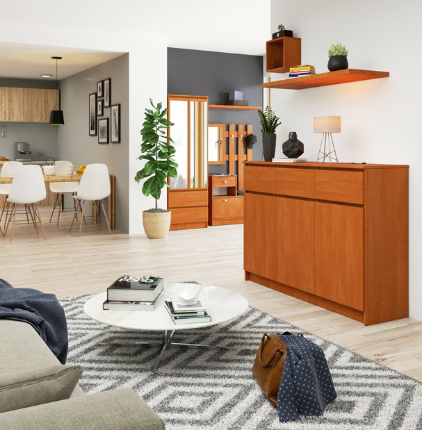 Komoda Kuwait 3D 3D (olše)