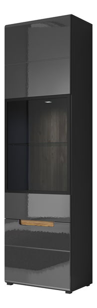 Obývací stěna Hayle Typ 11 (šedá + šedý vysoký lesk)