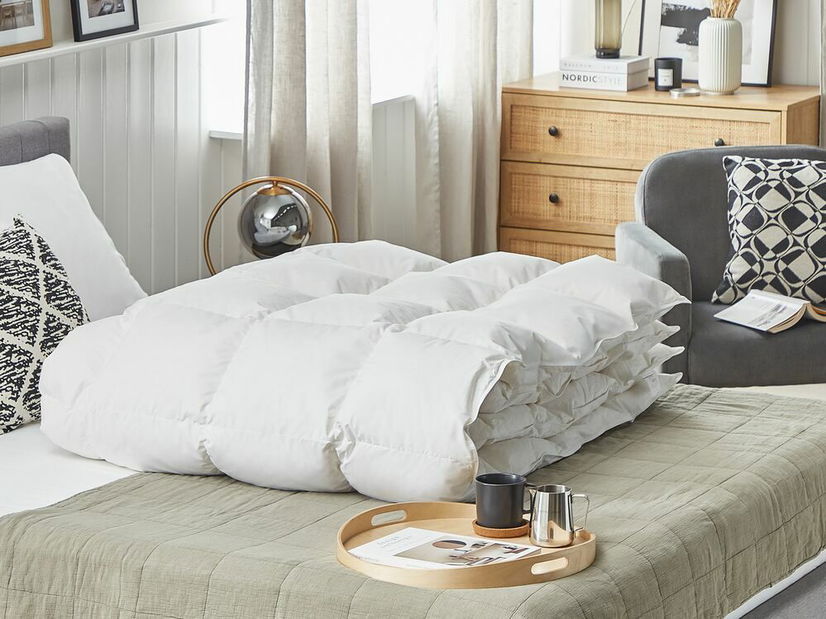 Přikrývka 200 x 220 cm Henderson (bílá)