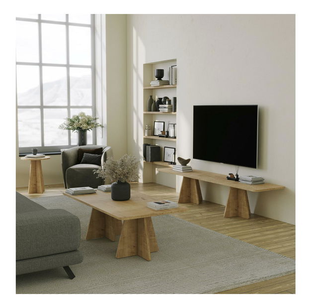 Konferenční stolek Kabivo 2 (dub safírový)