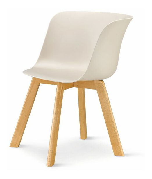 Křeslo Levin (béžová + buk)