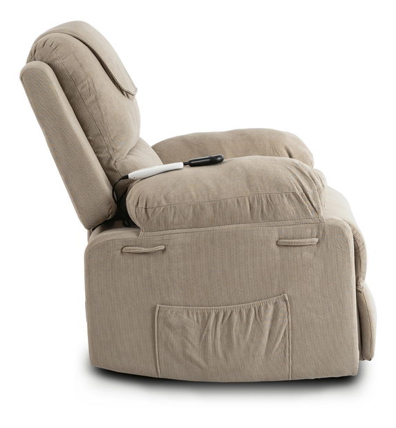 Masážní křeslo Fanex (béžový manšestr)