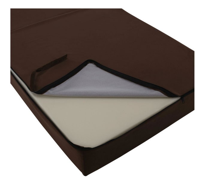 Rozkládací křeslo Plantearan (tmavě hnědá)