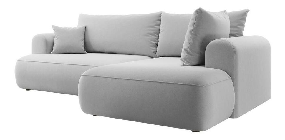 Rohová sedací souprava Olivo II (P) (šedá + černá)