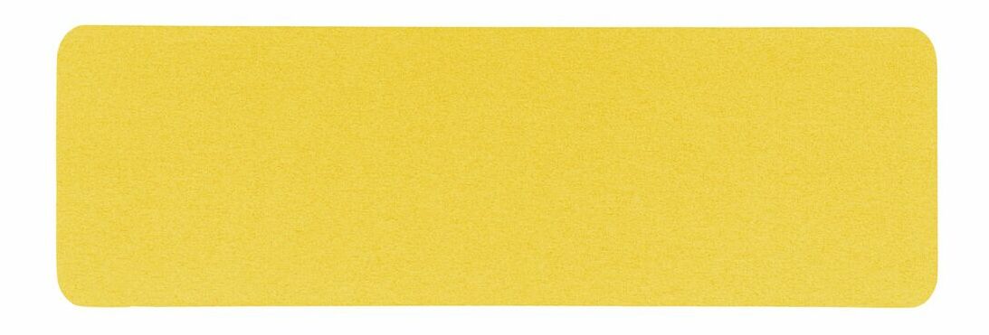 Přepážka na pracovní stůl 130 x 40 cm Walda (žlutá)