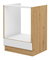 Dolní kuchyňská skříňka na rúru Sheila 60 D GAZ BB (dub artisan + bilá)