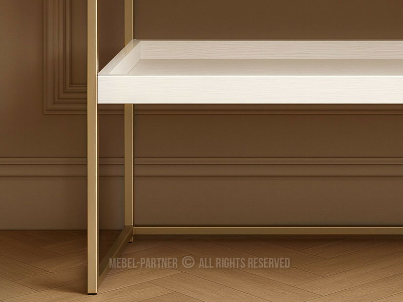 Konzolový stolek Nicamente (zlatá)